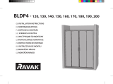 RAVAK Blix BLDP4 shower door Ghid de instalare