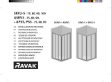 RAVAK Supernova SRV2-S + SRV2-S shower enclosure Ghid de instalare