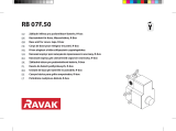 RAVAK R-box Vertical O2/O3, base body for two-way and three-way concealed faucets Ghid de instalare