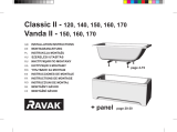 RAVAK Vanda II bathtub Ghid de instalare