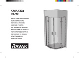 RAVAK SmartLine SMSKK4 shower enclosure Ghid de instalare