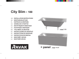 RAVAK City bathtub Ghid de instalare