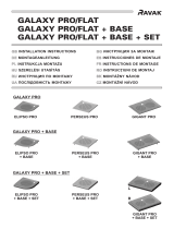 RAVAK Elipso Pro flat shower tray R550 Ghid de instalare