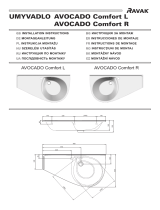 RAVAK Avocado Comfort washbasin Ghid de instalare