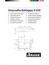 RAVAK BeHappy II washbasin Ghid de instalare