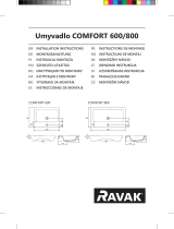 RAVAK Comfort 800 washbasin Ghid de instalare