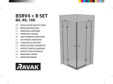 RAVAK Brilliant BSRV4 shower enclosure Ghid de instalare