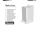 RAVAK Walk-in shower enclosure, Free model Ghid de instalare