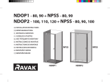 RAVAK Nexty NDOP1/NDOP2 + NPSS shower enclosure Ghid de instalare