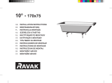 RAVAK 10° bathtub Ghid de instalare