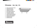 RAVAK Chrome bathtub Ghid de instalare