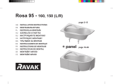 RAVAK Rosa 95 bathtub Ghid de instalare