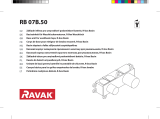 RAVAK R-box Basin, base body for concealed washbasin faucets Ghid de instalare