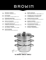BROWIN 800508 2 In 1 Juice Maker and Steam Cooker Manual de utilizare