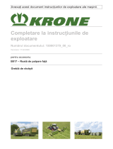 Krone Front guide wheel Instrucțiuni de utilizare