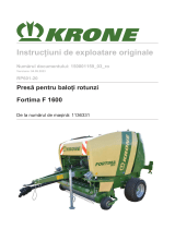 Krone BA Fortima F 1600 (RP601-20) Instrucțiuni de utilizare