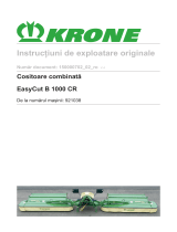 Krone BA EasyCut B 1000 CR Instrucțiuni de utilizare