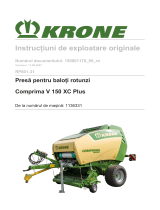 Krone BA Comprima V 150 XC Plus (RP801-31) Instrucțiuni de utilizare