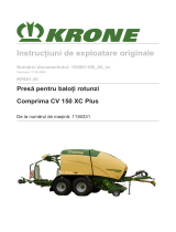 Krone BA Comprima CV 150 XC Plus (RP801-35) Instrucțiuni de utilizare