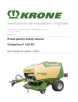 Krone BA Comprima F 125 XC (RP701-11) Instrucțiuni de utilizare