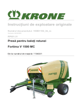 Krone BA Fortima V 1500 MC (RP601-31) Instrucțiuni de utilizare