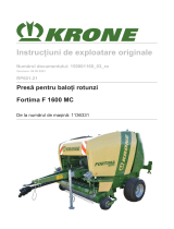 Krone BA Fortima F 1600 MC (RP601-21) Instrucțiuni de utilizare