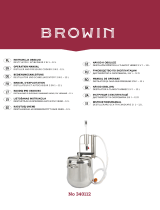 BROWIN 340112 Distiller and Pressure Cooker 2 in 1 Manualul proprietarului
