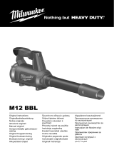 Milwaukee M12 BBL Cordless Blower Manual de utilizare