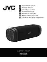 JVC XS-E622B Portable Speaker Manual de utilizare