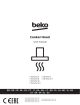 Beko CTB 6250 X Cooker Hood Manual de utilizare