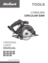 Rebel RB-1032 Cordless Circular Saw Manual de utilizare