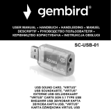 Gembird SC-USB-01 Manualul proprietarului