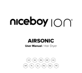 Niceboy AIRSONIC Hair Dryer Manual de utilizare