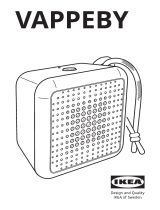 IKEA VAPPEBY PT Portable Bluetooth Speaker Manual de utilizare