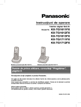 Panasonic KXTG1712FX Instrucțiuni de utilizare
