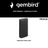 Gembird PB20-02 Manualul proprietarului