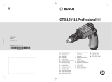 Bosch GTB 12V-11 Professional Cordless Screwdriver Manual de utilizare