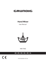 Grundig HM 7140 Hand Mixer Manual de utilizare