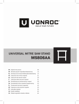 Vonroc MS806AA Universal Mitre Saw Stand Instrucțiuni de utilizare