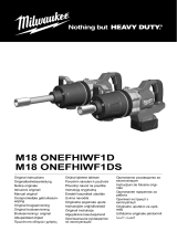 Milwaukee M18 ONEFHIWF1D Cordless Impact Wrench Manual de utilizare