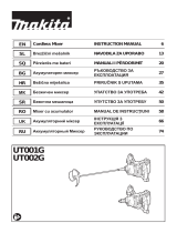 Makita UT001G Cordless Mixer Manual de utilizare