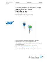 Endres+Hauser KA Micropilot FMR66B PROFIBUS PA Short Instruction