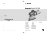 Bosch 18V-10 Universal Cordless Palm Sander Manual de utilizare