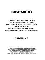 Daewoo 32DM54HA Colour Television Manual de utilizare