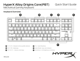 HyperX 639N9AA#ABA PBT Mechanical Gaming Keyboard Manualul utilizatorului
