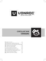 Vonroc CS502AC Circular Saw Manual de utilizare