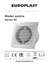 Europlast EE100 eextra Series EE Exhaust Fan Manual de utilizare