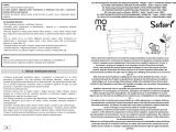 Moni Folding cot Safari turquoise Instrucțiuni de utilizare