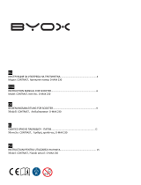byox Scooter Contrast black Instrucțiuni de utilizare