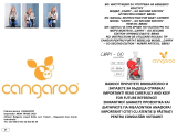 CANGAROO Baby carrier Carry Go dark red Instrucțiuni de utilizare